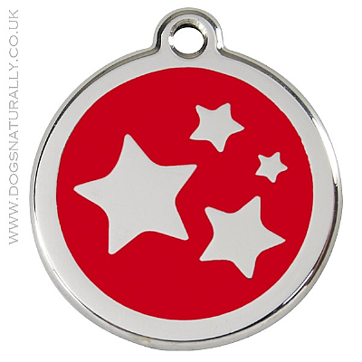 Red Star Dog ID Tags (3x sizes)